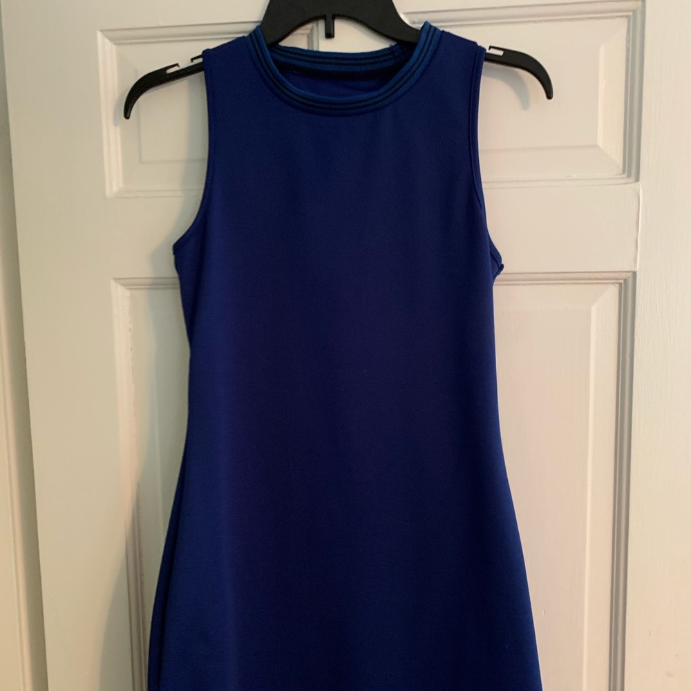 Blue Racerback Dress - Picture 4 of 5
